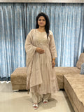 GOLDEN PEARL ANARKALI SET