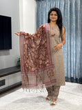 ROSEWESR BROWN KURTA SET