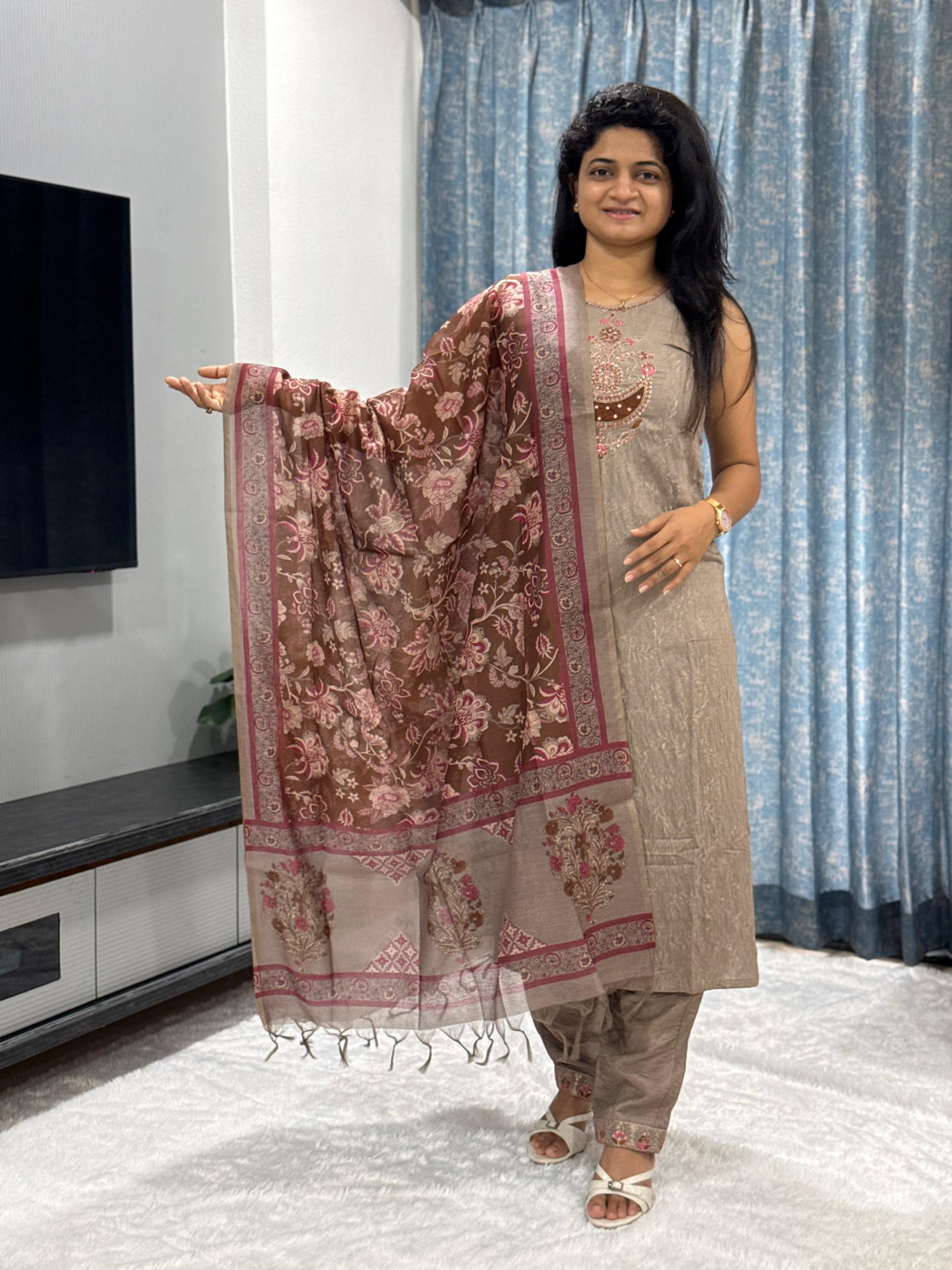 ROSEWESR BROWN KURTA SET