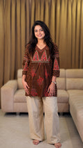 WOMEN ENTHNIC WEAR TUNIC & PLAZO PENT