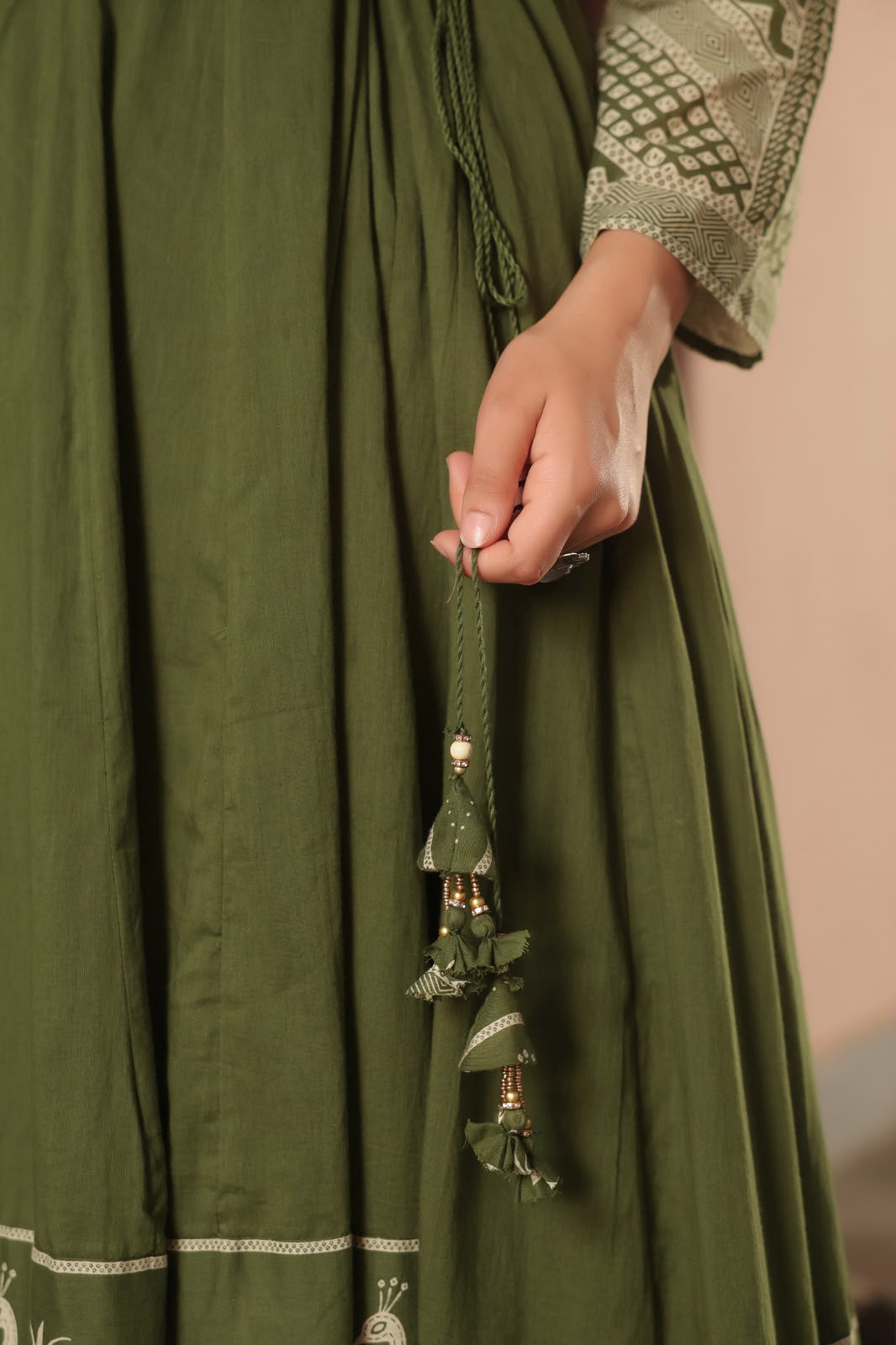 FLORAL PRINTED ANARKALI KURTA SET