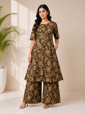 Floral printed kurta set